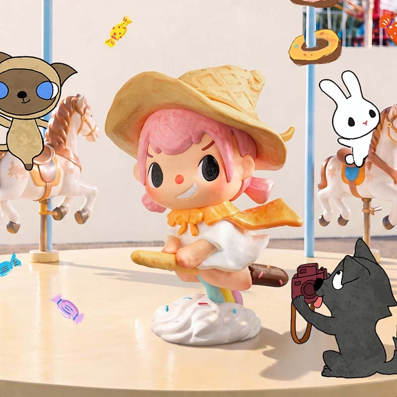 【Pre-order 10/16】POP MART Merodi Snack Time Series toy surprise box Dolls