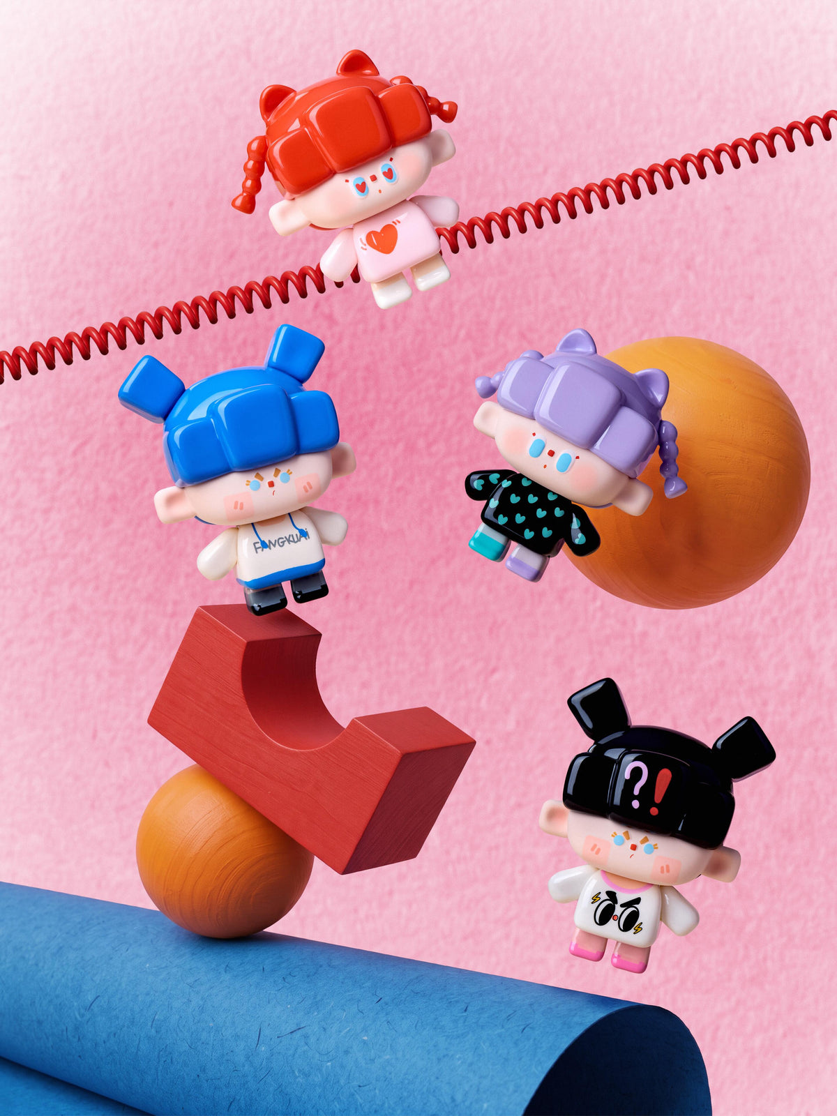 FangKuai Minibean Series toy surprise box Dolls