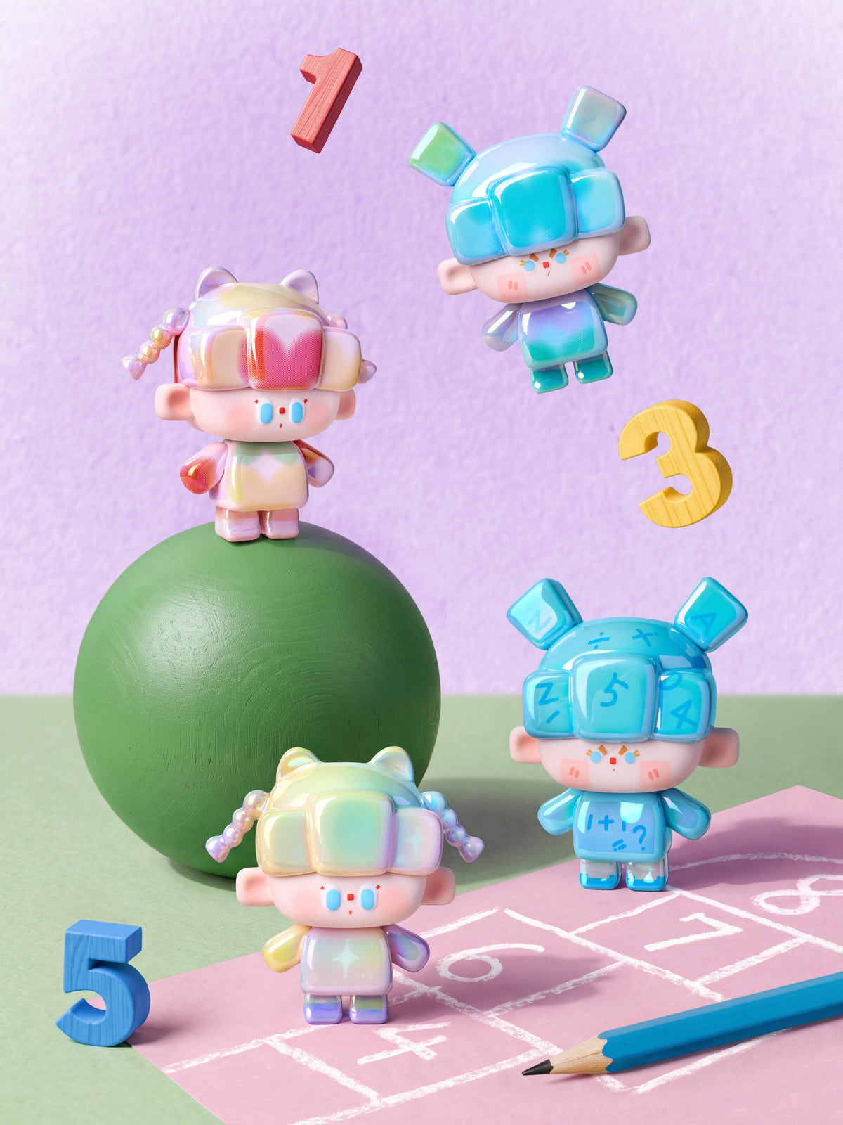 FangKuai Minibean Series toy surprise box Dolls
