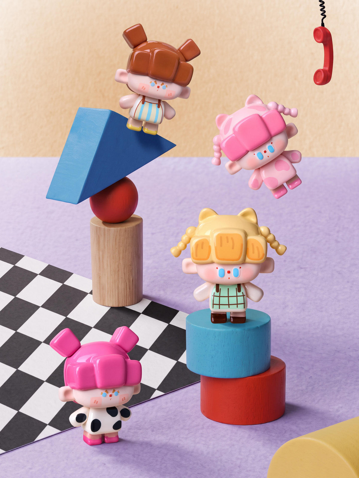 FangKuai Minibean Series toy surprise box Dolls