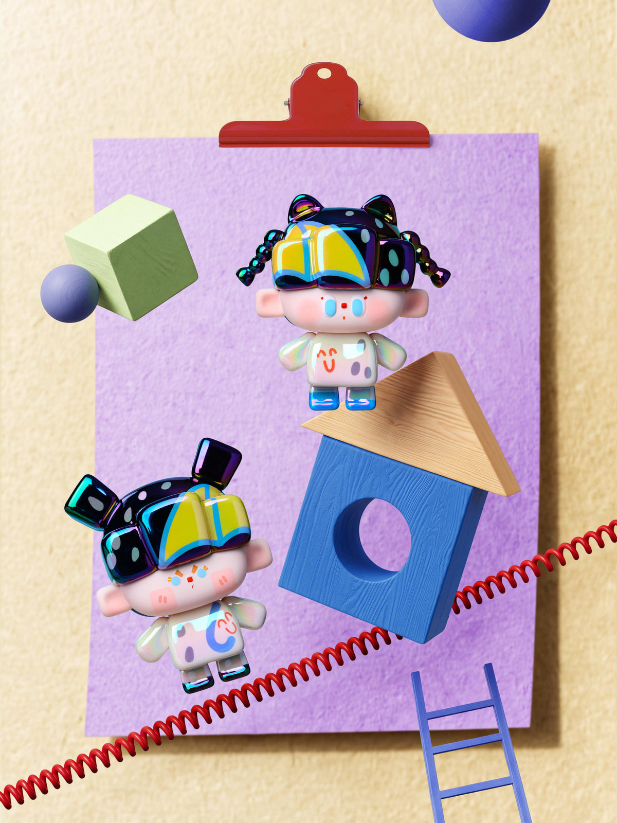 FangKuai Minibean Series toy surprise box Dolls