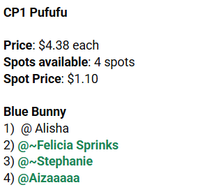 pufufu Rabbit Head Series claim party