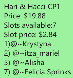 Hari & Hacci Series Claim Party