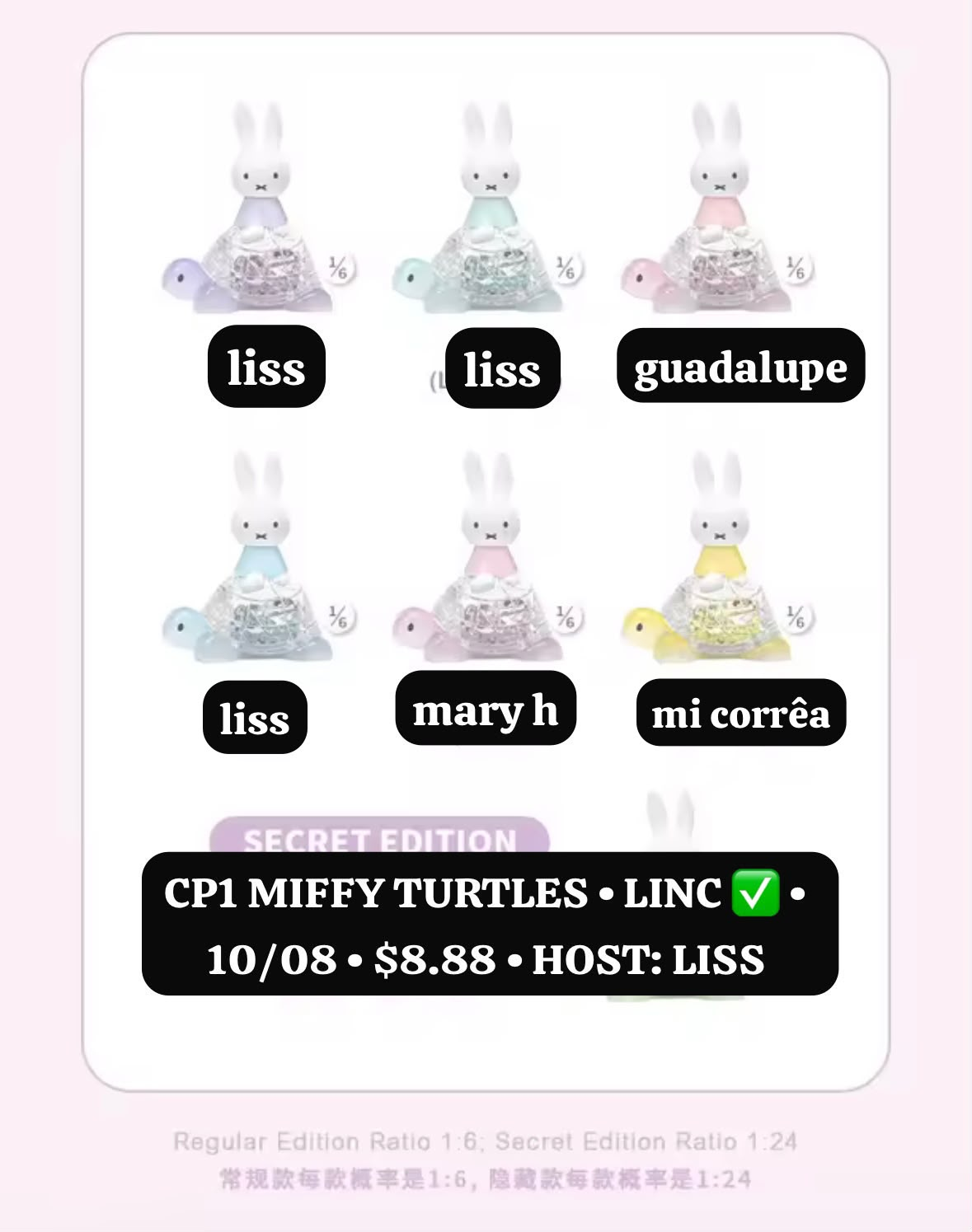 Miffy Turtle Series claim party