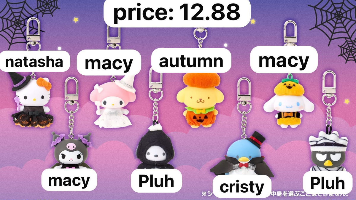 Sanrio Halloween Chibittomo Series Claim Party
