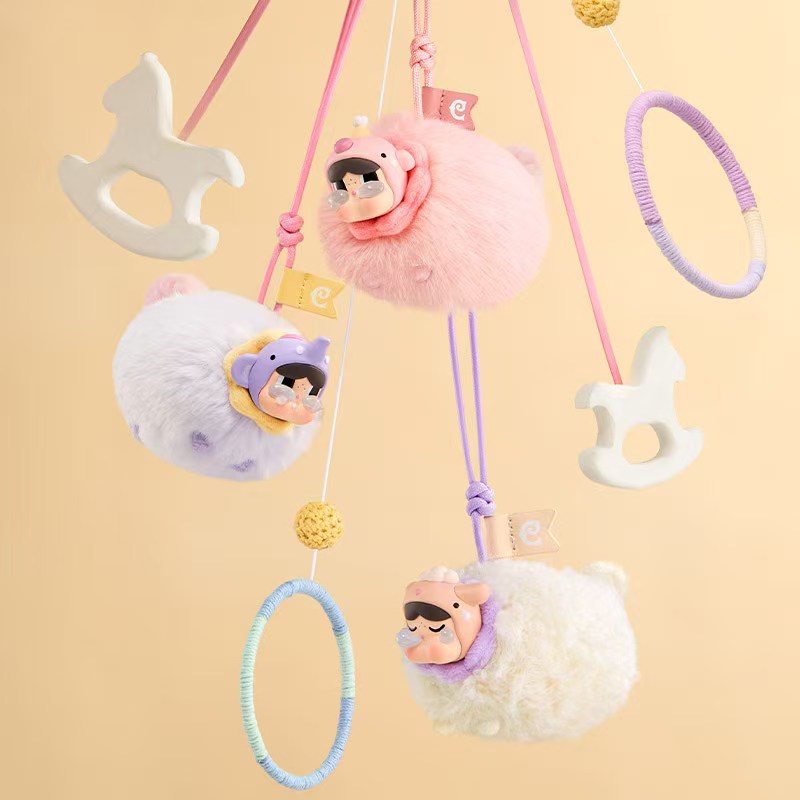 【Pre-order 10/22】PPMT Crybaby Crying Round n Round Scented Fluffy Ball Charm Series toy surprise box Dolls
