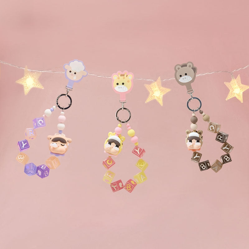 【Pre-order 10/22】PPMT Crybaby Crying Round n Round Beaded Phone Strap Series toy surprise box Dolls