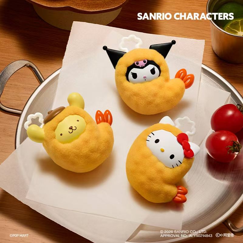【Pre-order 10/22】PPMT Hello Kitty and Friends Fried Shrimp Minibean Series toy surprise box Dolls