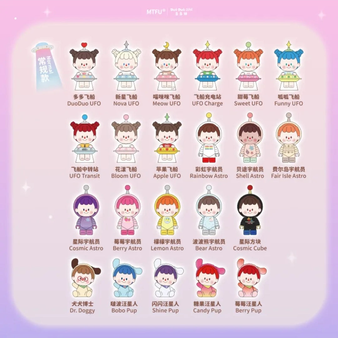DuoDuo Mei Space Mini Series toy surprise box Dolls
