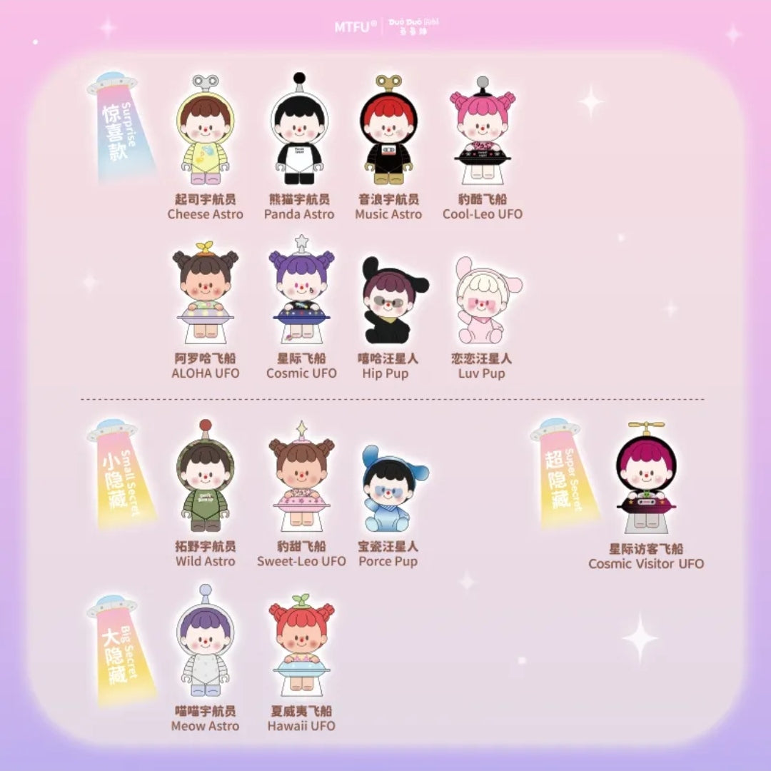 DuoDuo Mei Space Mini Series toy surprise box Dolls
