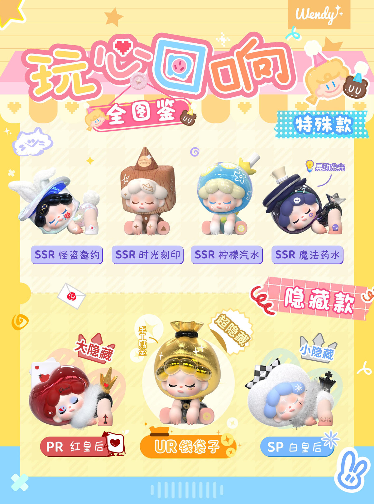 Wendy Playful Echoes Mini Series toy surprise box Dolls