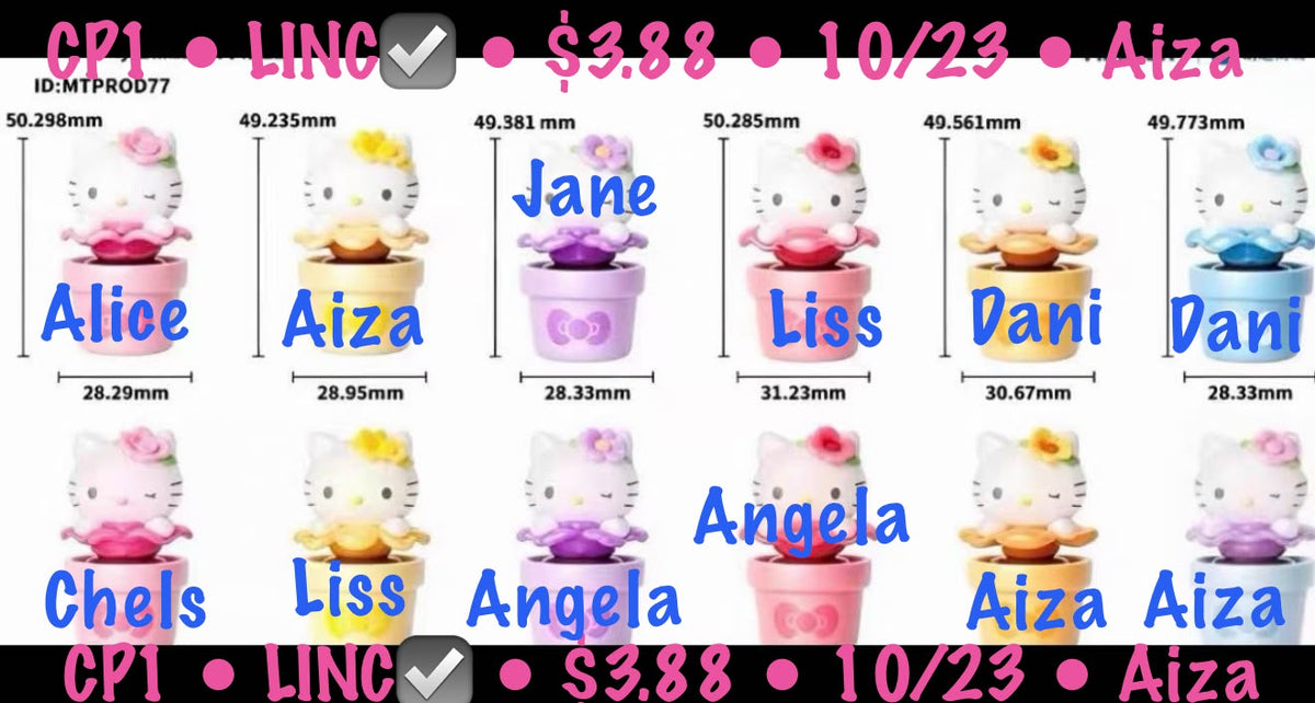 Hello Kitty Potted Plant “Bounce” Series and “Cute Beans” Series Claim Party