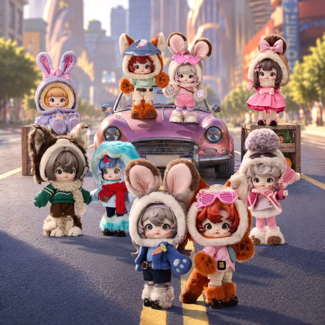 【Pre-order】Nommi Zootopia Metropolis Adventure 5-Joint Articulated Series toy surprise box Dolls