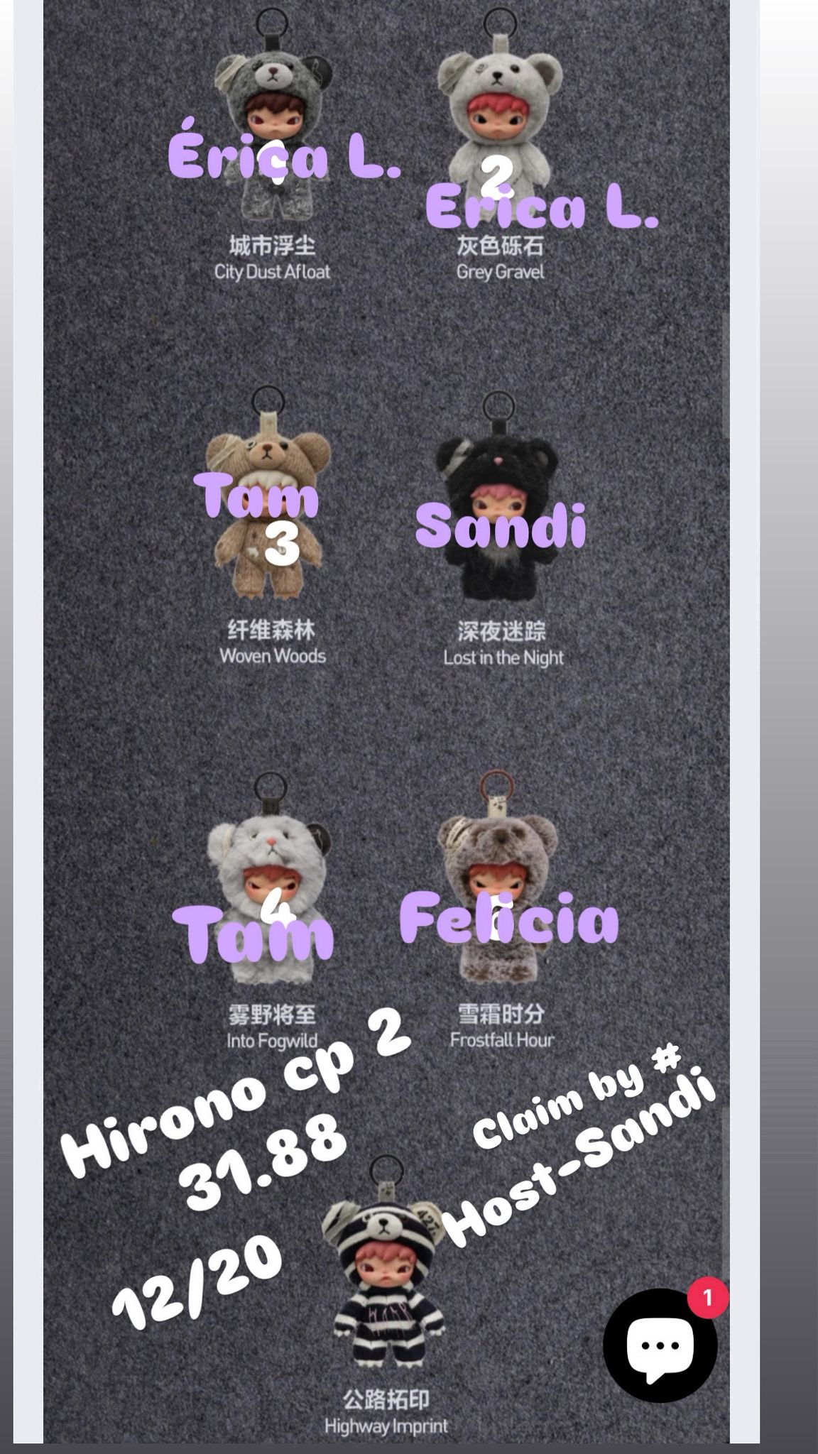 【preorder】POP MART Hirono Road Journal Plush Series toy surprise box Dolls