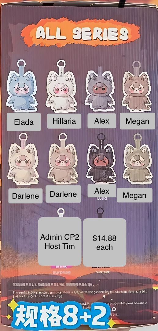 Baby Three Dragon Baby Plush Series toy surprise box Dolls