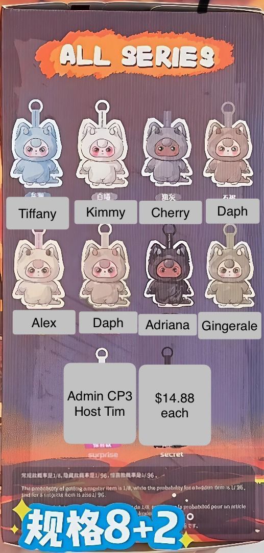 Baby Three Dragon Baby Plush Series toy surprise box Dolls