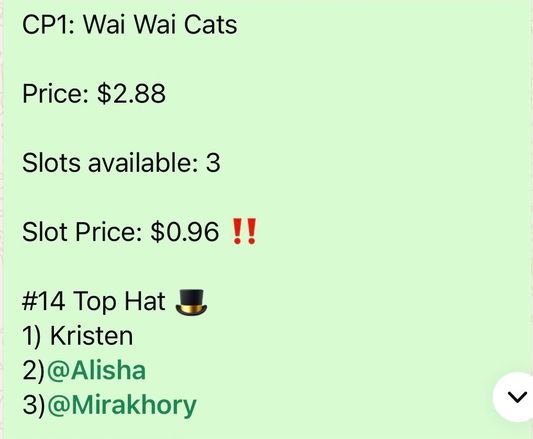 “Waiwai Cat” Desktop and Car Decorative Resin Figurine Series claim party