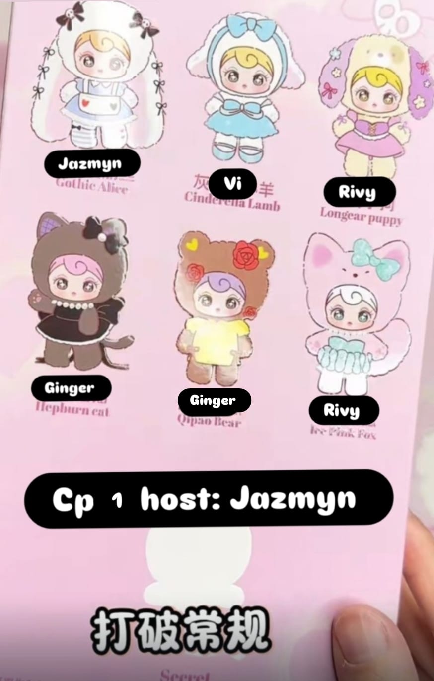 Sunnycoco Rebel Sweetheart Plush Series toy surprise box Dolls