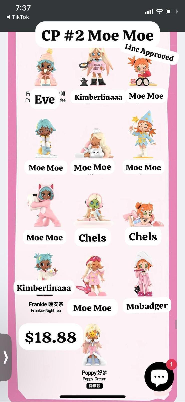 Lil Peach Riot Sleepover Series toy surprise box Dolls