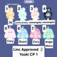 Yooki Hopping Bunny Plush Series toy surprise box Dolls