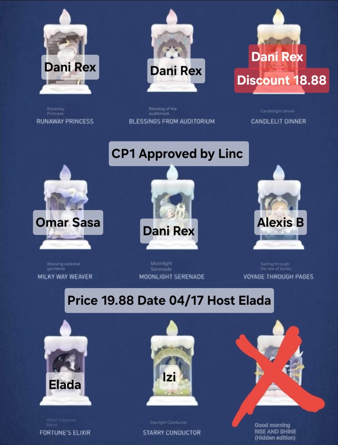 【preorder】POP MART CHAKA Candlelit Wander Series toy surprise box Dolls