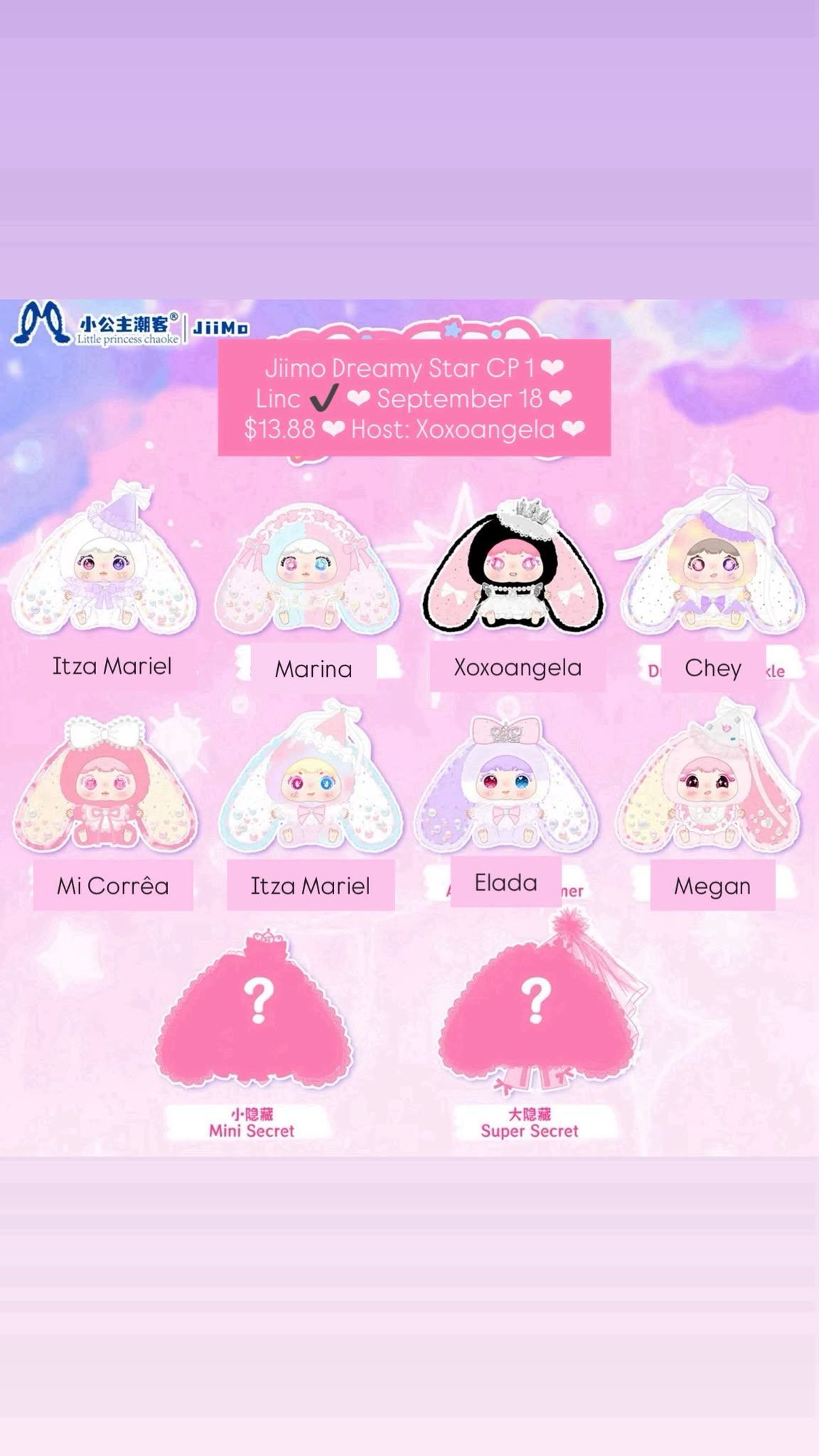 Jiimo Dreamy Star Series Claim Party