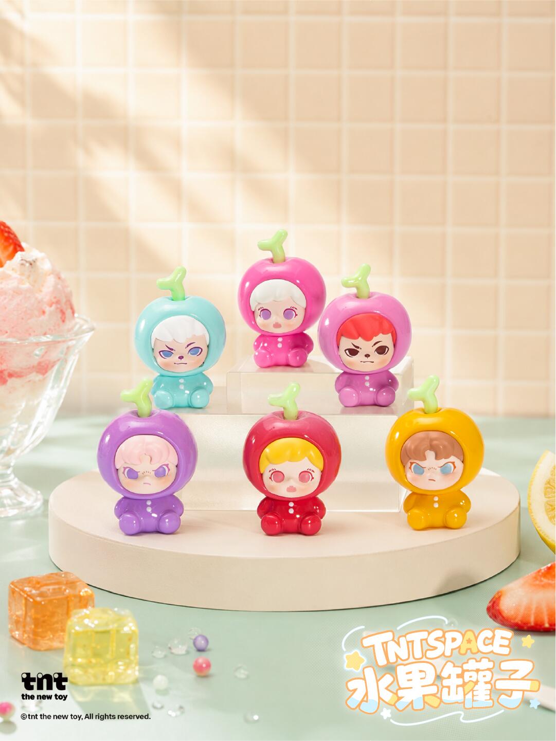 【preorder】TNT SPACE Fruit Jar Minibean Series toy surprise box Dolls